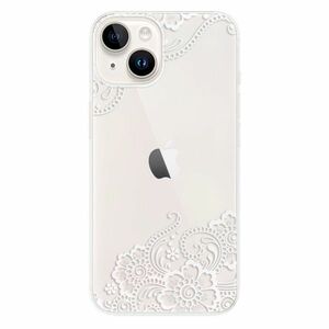 Odolné silikonové pouzdro iSaprio - White Lace 02 - iPhone 15 obraz
