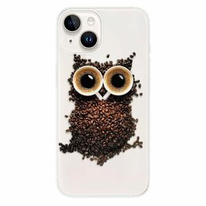 Odolné silikonové pouzdro iSaprio - Owl And Coffee - iPhone 15 obraz