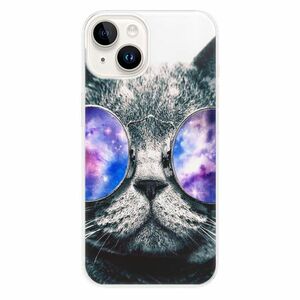 Odolné silikonové pouzdro iSaprio - Galaxy Cat - iPhone 15 obraz