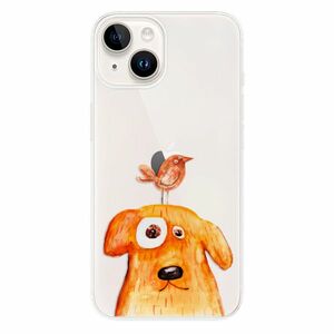 Odolné silikonové pouzdro iSaprio - Dog And Bird - iPhone 15 obraz