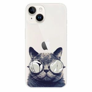 Odolné silikonové pouzdro iSaprio - Crazy Cat 01 - iPhone 15 obraz