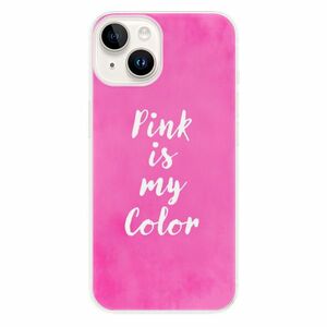 Odolné silikonové pouzdro iSaprio - Pink is my color - iPhone 15 obraz