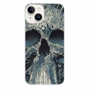 Odolné silikonové pouzdro iSaprio - Abstract Skull - iPhone 15 obraz
