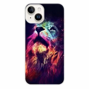Odolné silikonové pouzdro iSaprio - Lion in Colors - iPhone 15 obraz
