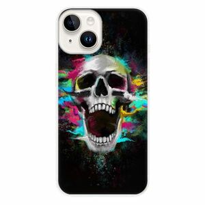 Odolné silikonové pouzdro iSaprio - Skull in Colors - iPhone 15 obraz