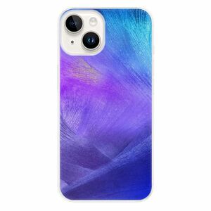 Odolné silikonové pouzdro iSaprio - Purple Feathers - iPhone 15 obraz