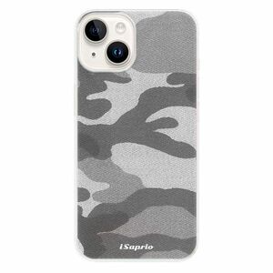 Odolné silikonové pouzdro iSaprio - Gray Camuflage 02 - iPhone 15 obraz