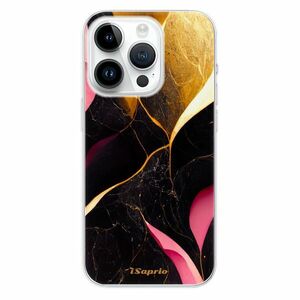 Odolné silikonové pouzdro iSaprio - Gold Pink Marble - iPhone 15 Pro obraz