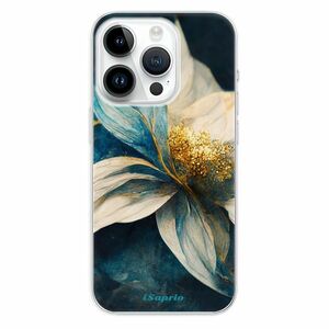 Odolné silikonové pouzdro iSaprio - Blue Petals - iPhone 15 Pro obraz