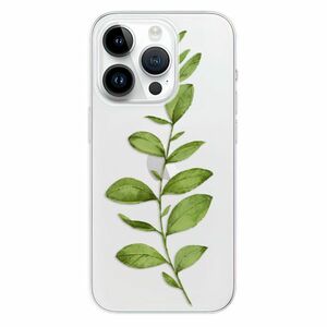 Odolné silikonové pouzdro iSaprio - Green Plant 01 - iPhone 15 Pro obraz