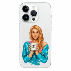 Odolné silikonové pouzdro iSaprio - Coffe Now - Redhead - iPhone 15 Pro obraz
