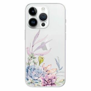 Odolné silikonové pouzdro iSaprio - Succulent 01 - iPhone 15 Pro obraz
