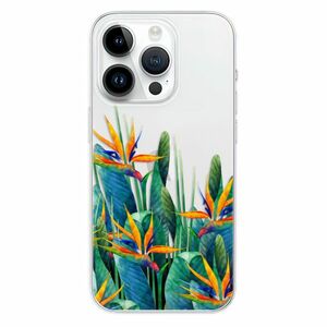 Odolné silikonové pouzdro iSaprio - Exotic Flowers - iPhone 15 Pro obraz