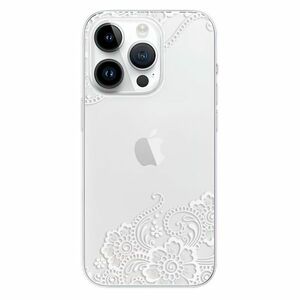 Odolné silikonové pouzdro iSaprio - White Lace 02 - iPhone 15 Pro obraz