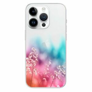 Odolné silikonové pouzdro iSaprio - Rainbow Grass - iPhone 15 Pro obraz