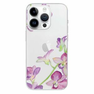 Odolné silikonové pouzdro iSaprio - Purple Orchid - iPhone 15 Pro obraz