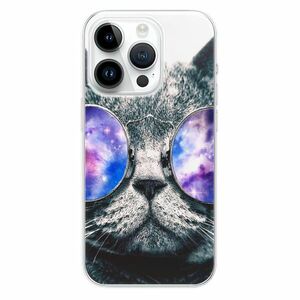 Odolné silikonové pouzdro iSaprio - Galaxy Cat - iPhone 15 Pro obraz