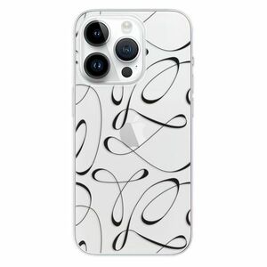 Odolné silikonové pouzdro iSaprio - Fancy - black - iPhone 15 Pro obraz