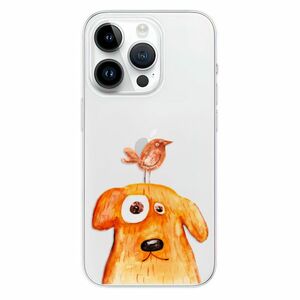 Odolné silikonové pouzdro iSaprio - Dog And Bird - iPhone 15 Pro obraz