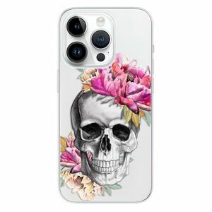 Odolné silikonové pouzdro iSaprio - Pretty Skull - iPhone 15 Pro obraz