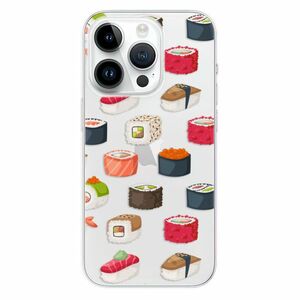 Odolné silikonové pouzdro iSaprio - Sushi Pattern - iPhone 15 Pro obraz