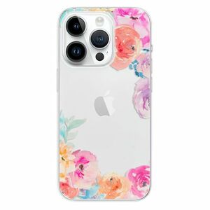 Odolné silikonové pouzdro iSaprio - Flower Brush - iPhone 15 Pro obraz