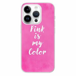 Odolné silikonové pouzdro iSaprio - Pink is my color - iPhone 15 Pro obraz