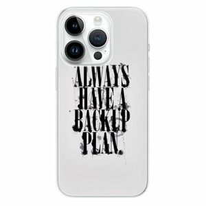 Odolné silikonové pouzdro iSaprio - Backup Plan - iPhone 15 Pro obraz