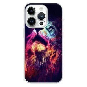 Odolné silikonové pouzdro iSaprio - Lion in Colors - iPhone 15 Pro obraz