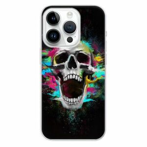 Odolné silikonové pouzdro iSaprio - Skull in Colors - iPhone 15 Pro obraz