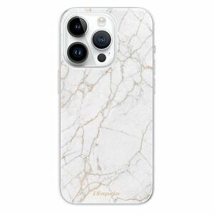 Odolné silikonové pouzdro iSaprio - GoldMarble 13 - iPhone 15 Pro obraz