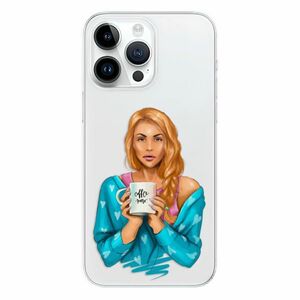 Odolné silikonové pouzdro iSaprio - Coffe Now - Redhead - iPhone 15 Pro Max obraz