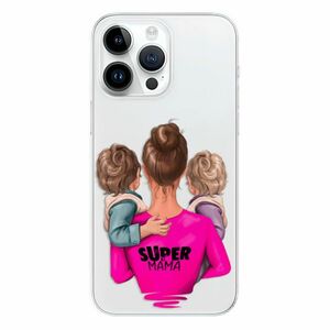 Odolné silikonové pouzdro iSaprio - Super Mama - Two Boys - iPhone 15 Pro Max obraz