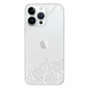 Odolné silikonové pouzdro iSaprio - White Lace 02 - iPhone 15 Pro Max obraz