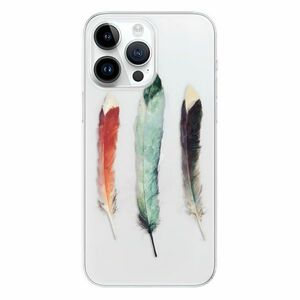 Odolné silikonové pouzdro iSaprio - Three Feathers - iPhone 15 Pro Max obraz