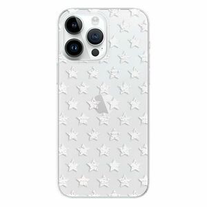 Odolné silikonové pouzdro iSaprio - Stars Pattern - white - iPhone 15 Pro Max obraz