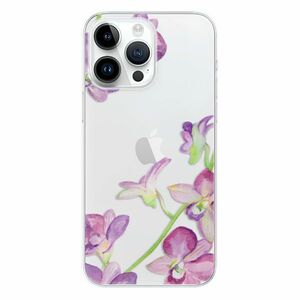 Odolné silikonové pouzdro iSaprio - Purple Orchid - iPhone 15 Pro Max obraz