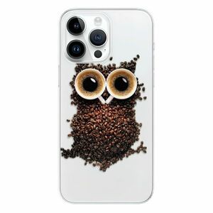 Odolné silikonové pouzdro iSaprio - Owl And Coffee - iPhone 15 Pro Max obraz
