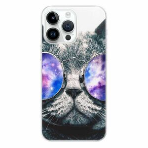 Odolné silikonové pouzdro iSaprio - Galaxy Cat - iPhone 15 Pro Max obraz