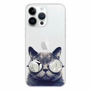 Odolné silikonové pouzdro iSaprio - Crazy Cat 01 - iPhone 15 Pro Max obraz