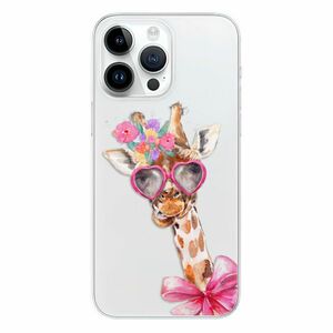 Odolné silikonové pouzdro iSaprio - Lady Giraffe - iPhone 15 Pro Max obraz