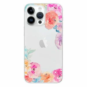 Odolné silikonové pouzdro iSaprio - Flower Brush - iPhone 15 Pro Max obraz