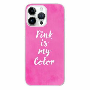 Odolné silikonové pouzdro iSaprio - Pink is my color - iPhone 15 Pro Max obraz