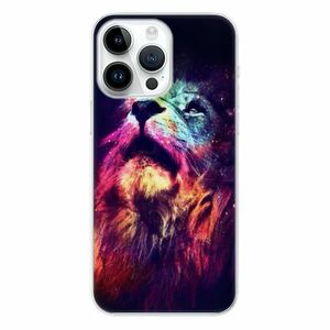 Odolné silikonové pouzdro iSaprio - Lion in Colors - iPhone 15 Pro Max obraz