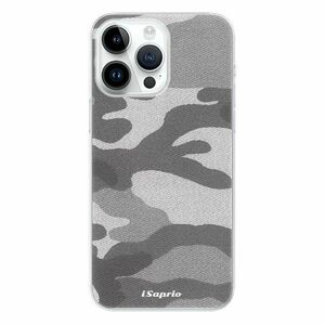 Odolné silikonové pouzdro iSaprio - Gray Camuflage 02 - iPhone 15 Pro Max obraz