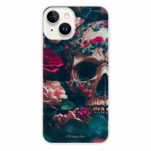 Odolné silikonové pouzdro iSaprio - Skull in Roses - iPhone 15 Plus obraz
