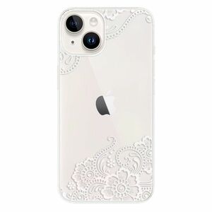 Odolné silikonové pouzdro iSaprio - White Lace 02 - iPhone 15 Plus obraz
