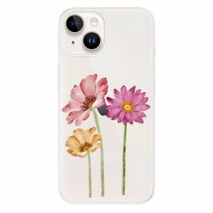 Odolné silikonové pouzdro iSaprio - Three Flowers - iPhone 15 Plus obraz