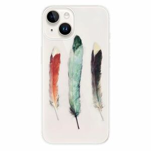 Odolné silikonové pouzdro iSaprio - Three Feathers - iPhone 15 Plus obraz