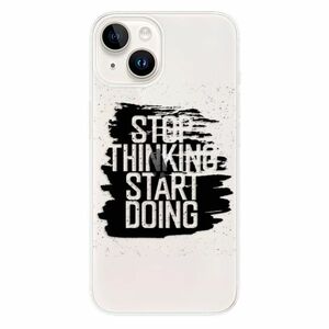 Odolné silikonové pouzdro iSaprio - Start Doing - black - iPhone 15 Plus obraz